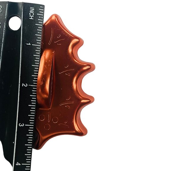 Leaf-Shaped Copper Tone Aluminum Cookie Cutter Baking - Picture 5 of 5